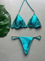 GLOSSBABE Emerald Chains Espejo Set