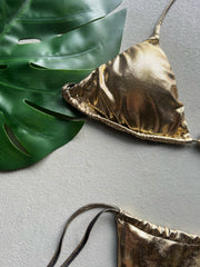 GLOSSBABE Metallic Goldish Black Triangle Set
