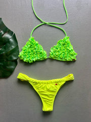 Neon on Neon Scrunchy Ruches Set