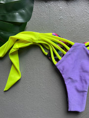 Neon & Lilac Strappy Set
