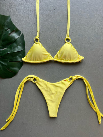 Amarillo Bebe Entorchado V Cut Set