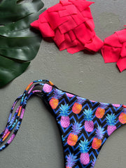 Neon Pink Piñas Matching Set