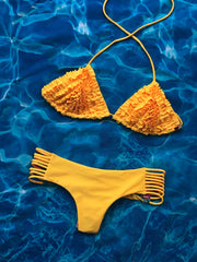 Yellow Ruffled Daysi Set