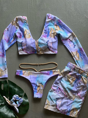 Cuarzo Long Sleeve Matching Set
