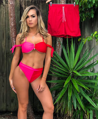 Hot Red ColorBlock Matching
