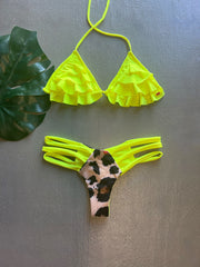 Neon Tigrillo Ruffles Set