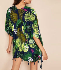 Tropical Kimono Cover up