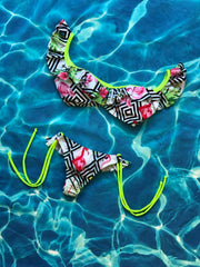 Flamingos Off Shoulder Set