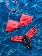 Neon Orange Patches Set