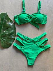 Verde & Chains High Waist Set
