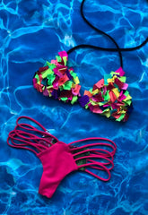Rainbow Beaded Flakes Set