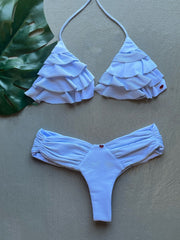 Ribbed Sky Ruffles Set