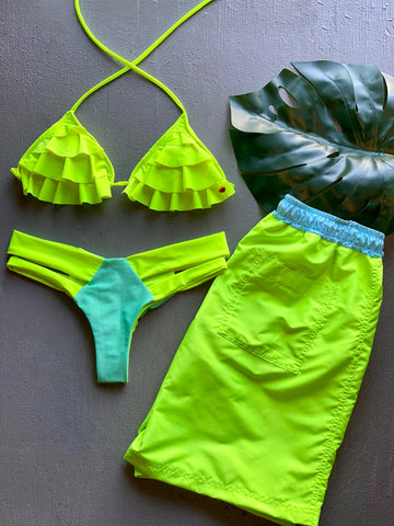 Neon & Mint Matching Set