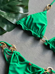Verde Pino & Gold Luxury Set