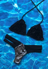 Black Ruffled Set