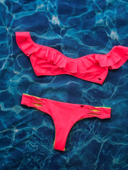 Neon But Neon Off Shoulder Set