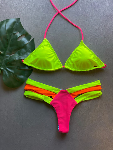 All Neons Triangle Set