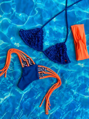 Royal Blue Ruches Set