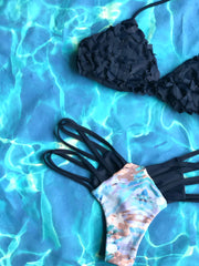 Navy Beaded Flakes Set