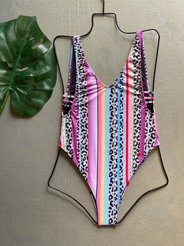 Rainbow Leopard One Piece