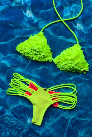 Neon Beaded Flakes Set