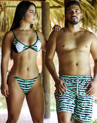 Stripes & Palmas Matching