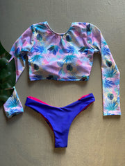 Tropical Long Sleeve V Cut Set