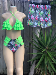 Diamond Flamingoes Matching