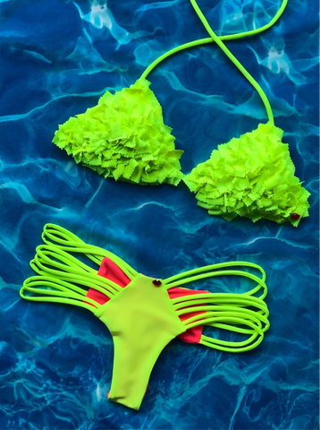 Neon Beaded Flakes Set
