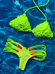 Neon Beaded Flakes Set