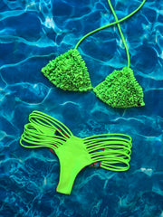 Neon Green Ruffles Set