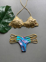 Blush & Blue Leaves Set
