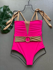 Gold Belt Luxury One Piece