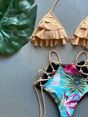 Aqua Cayenas High Waist Set