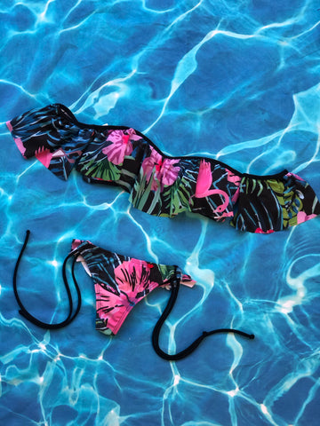 Black Cayenas Off Shoulder Set
