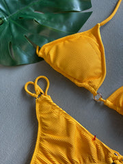 Ribbed Mustard Luxury Set