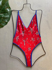 Red & Leopard Stars One Piece