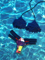 Royal Blue Patchwork Set