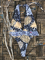 Gold Pinneaples Monokini