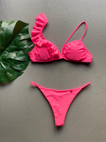 Barbie Pink One Ruffle Set