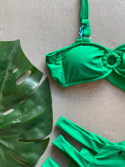 Verde & Chains High Waist Set