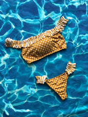 Mustard Dots & Stripes Set