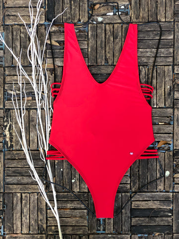 Ruby Plunge One Piece