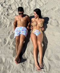 Gold Cuarzo High Waist Matching Set