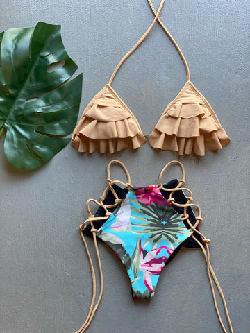 Aqua Cayenas High Waist Set