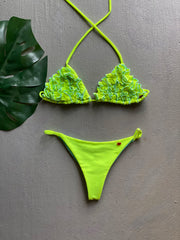Neón & Mint Scrunchy Ruches Set
