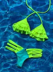 Neon & Mint Ruffles Set