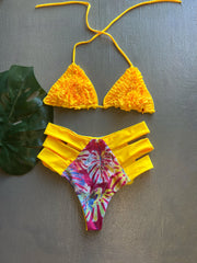 Bluish Tropical Leaves High Matching Set