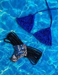 Royal Blue Ruches Set