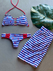 Red Marinero Matching Set
